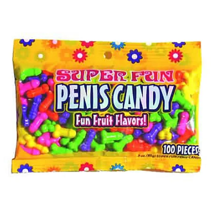 Candyprints Male Sex Toys Super Fun Penis Candy 100pc