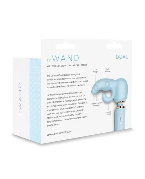 Le Wand Female Sex Toys Le Wand Dual Weighted Silicone Attachment