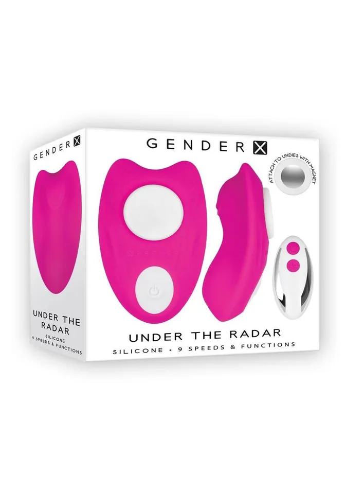 Gender X Under The Radar Rechargeable Silicone Panty Vibe with Remote Control Gender X Female Sex Toys
