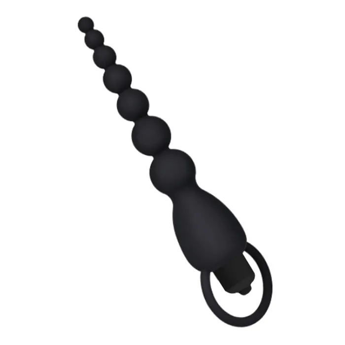 Leto Male Sex Toys Leto Zyler 10Mode Vibrating Flexible Silicone Anal Beads