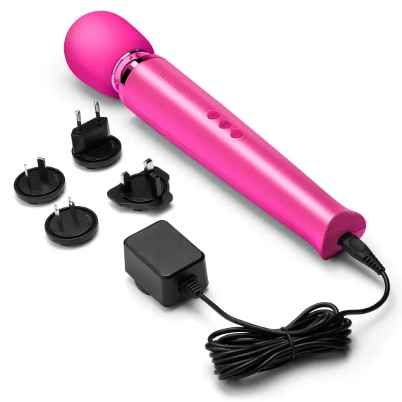 LE Wand Female Sex Toys Rechargeable Vibrating Massager Magenta