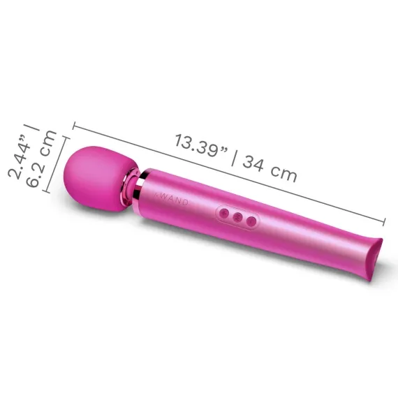 LE Wand Female Sex Toys Rechargeable Vibrating Massager Magenta