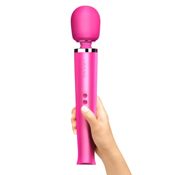 LE Wand Female Sex Toys Rechargeable Vibrating Massager Magenta