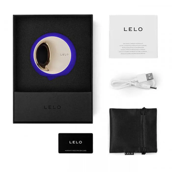 Lelo Ora 3 Deep Midnight Blue Oral Sex Stimulator Lelo Vibrators