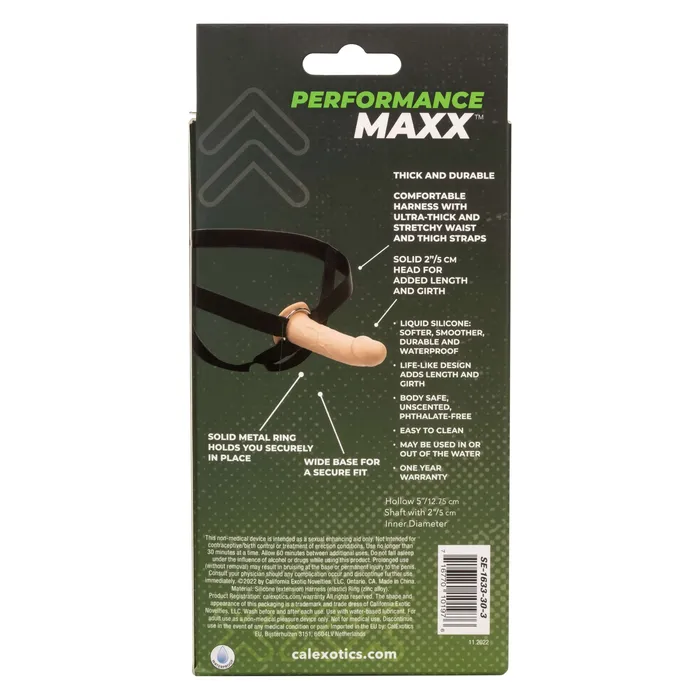 Performance Maxx LifeLike Extension With Harness Ivory CalExotics Female Sex Toys Performance Maxx LifeLike Extension With Harness Ivory CalExotics Female Sex Toys
