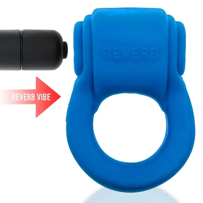 REVRING ring with vibe TEAL ICE w Black Vibe Hunkyjunk Vibrators