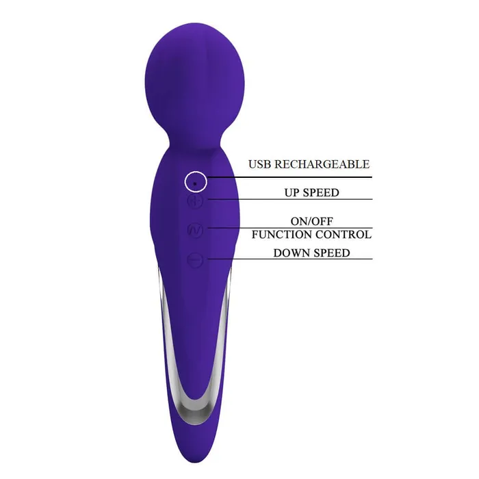 Walter Super Soft Silicone Wand Violet Pretty Love Female Sex Toys Walter Super Soft Silicone Wand Violet Pretty Love Female Sex Toys