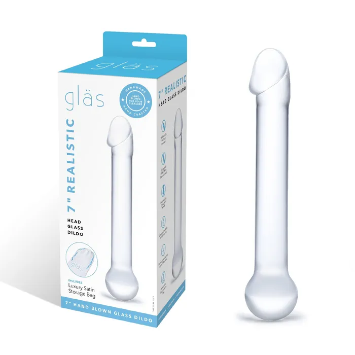 7 Realistic Head Glass Dildo Gls Dildos