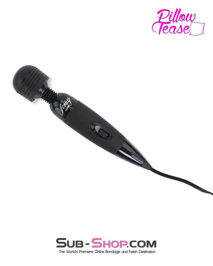 7139M Black Fairy Mini Wand Massager LAST CHANCE Final Closeout Moonwell Vibrators