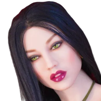H080 Flawless White Sex Doll Head with High Forehead 122 WM Doll Head Male Sex Toys