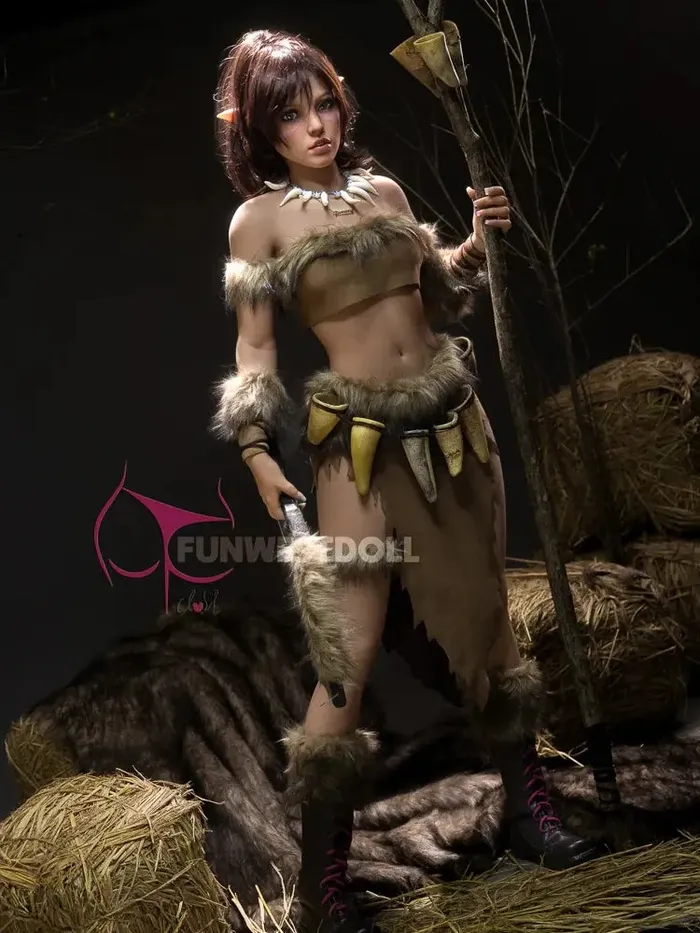 Male Sex Toys Funwest Doll F2225159cm37kg A Cup Fantasy Kylie Cosplay Elf Alien Anime TPE Sex DollFun West Doll