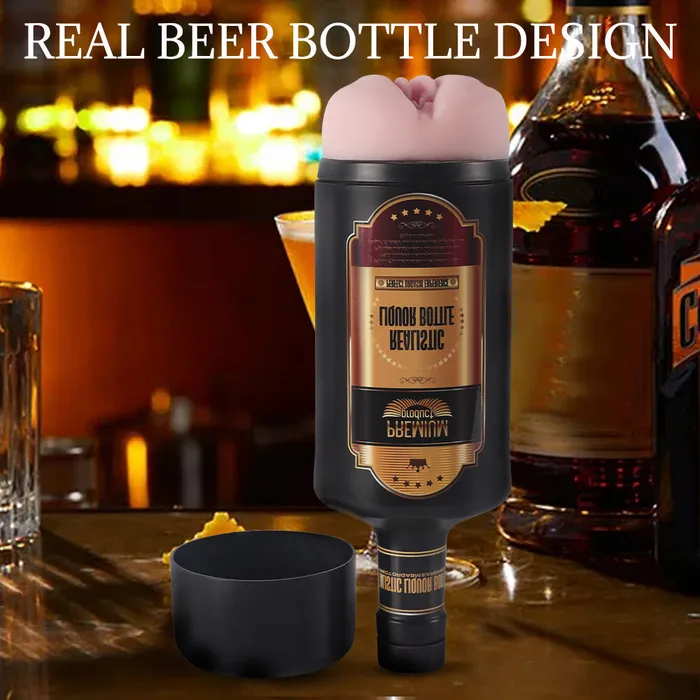  Male Sex Toys Wine Bottle Discreet Male Masturbator